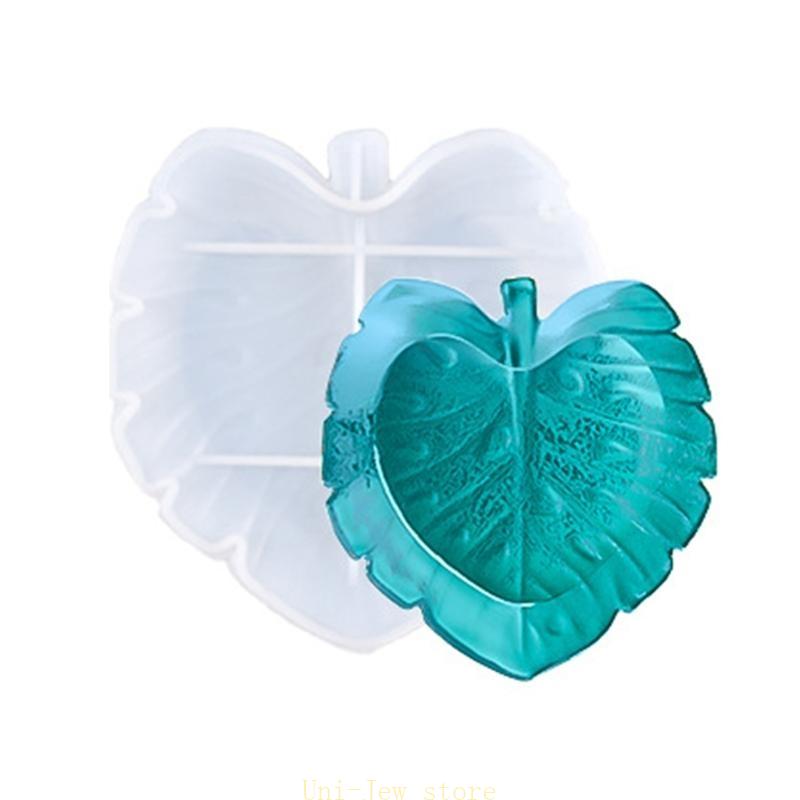 Serving Tray Mold - Yaprak şeklinde reçine kalıbı, meyve tepsisi