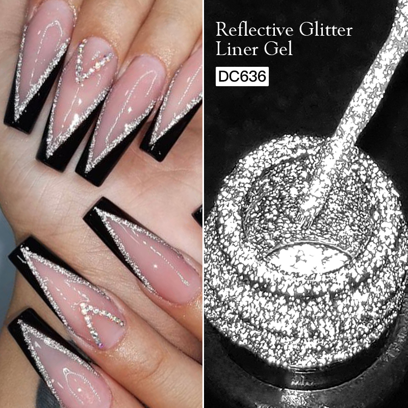 Resin Glitter Pack - 5ml Altın Gümüş Yansıtıcı Simli Jel