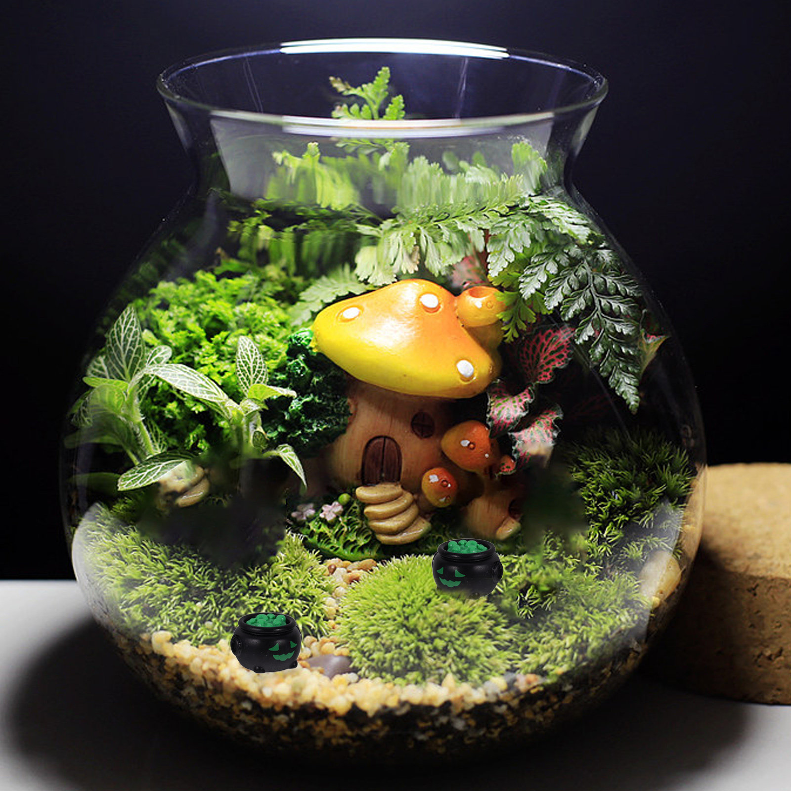 10 Adet Minyatür Cadı Kazanı C - Resin Crafts incelemesi ve fiyatı