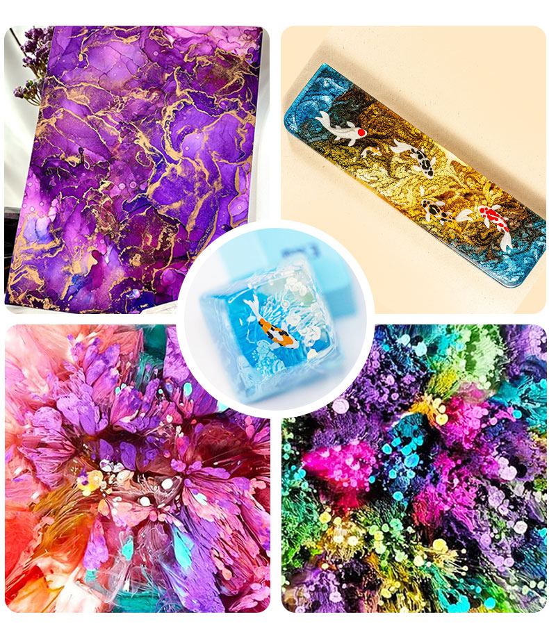 10 ml Alkol Mürekkep Sanat Epo - Epoxy Uv Resin Kit incelemesi ve fiyatı