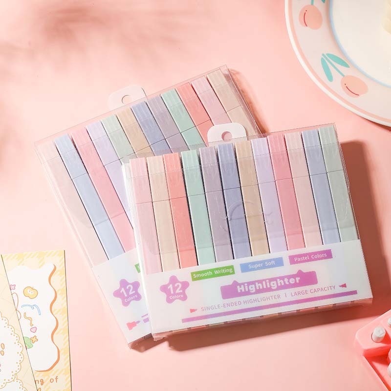 12 adet/takım Çift Uçlu Fosfor - Stabilo Marker Boss incelemesi ve fiyatı