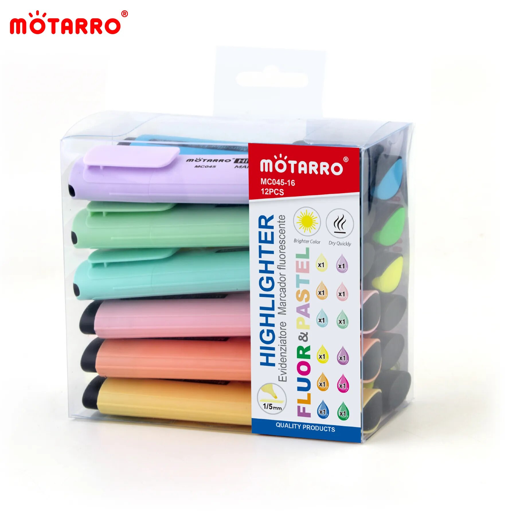 MOTARRO 12 Adet Pvc Kutu İşare - Stabilo Marker Boss incelemesi ve fiyatı