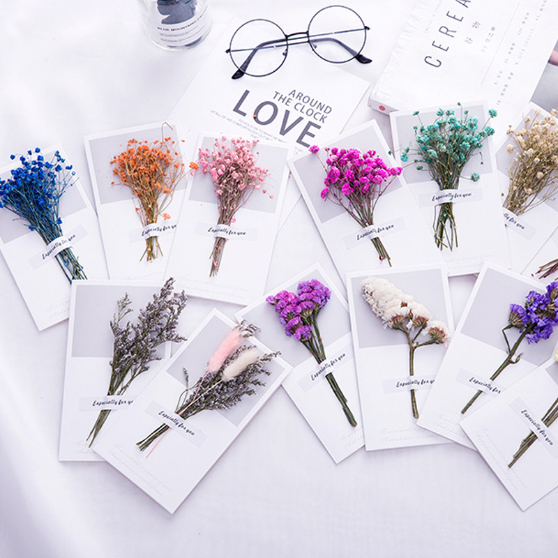 10 adet Bir Hediye Kartı Düğün - Dried Flower Bulk incelemesi ve fiyatı