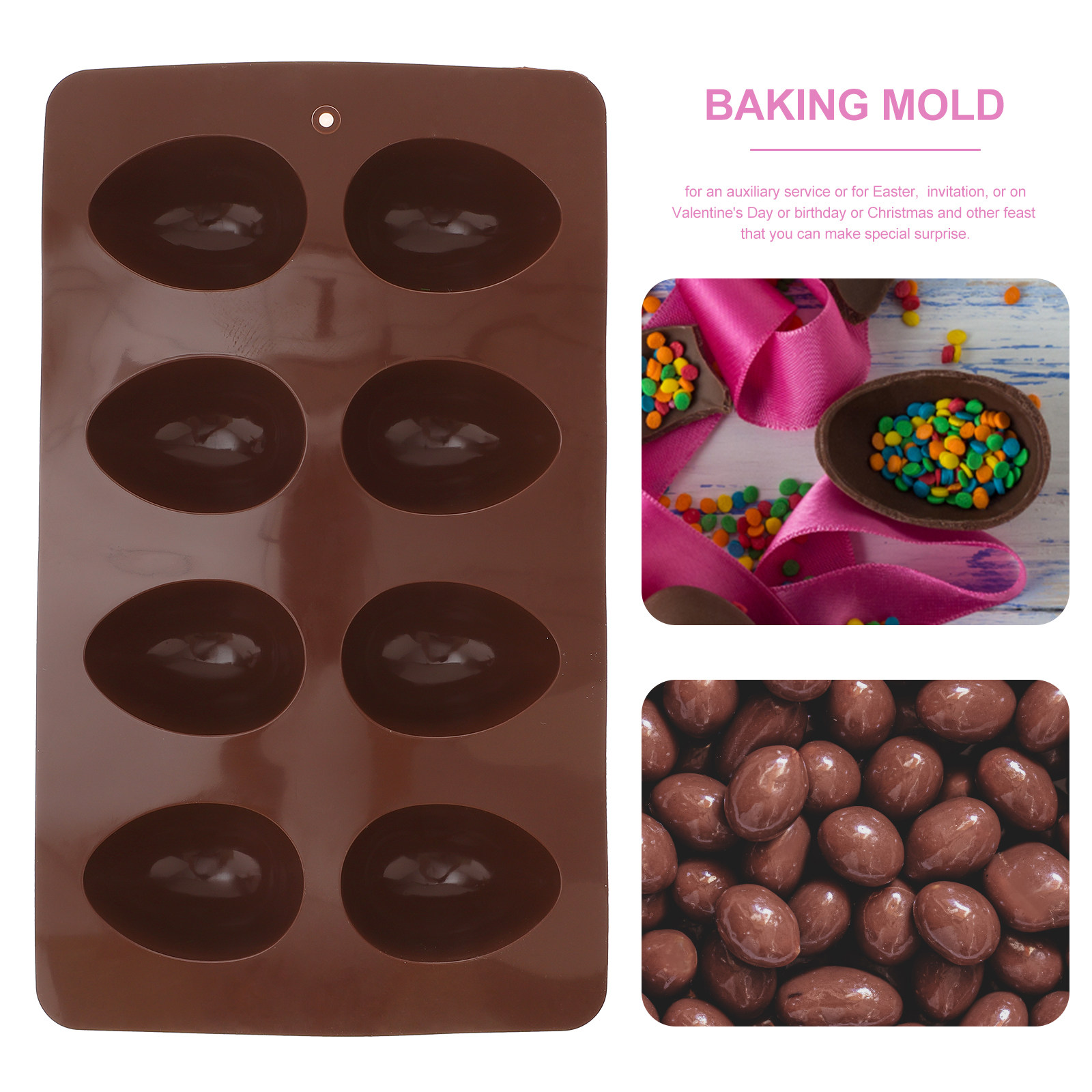8 Bölmeli Paskalya Yumurtası S - Silicone Mold Tray incelemesi ve fiyatı