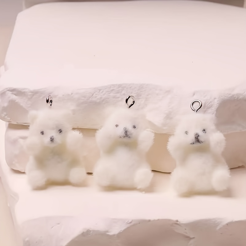 6 adet kutup ayısı reçine takı - Resin Crafts Diy incelemesi ve fiyatı