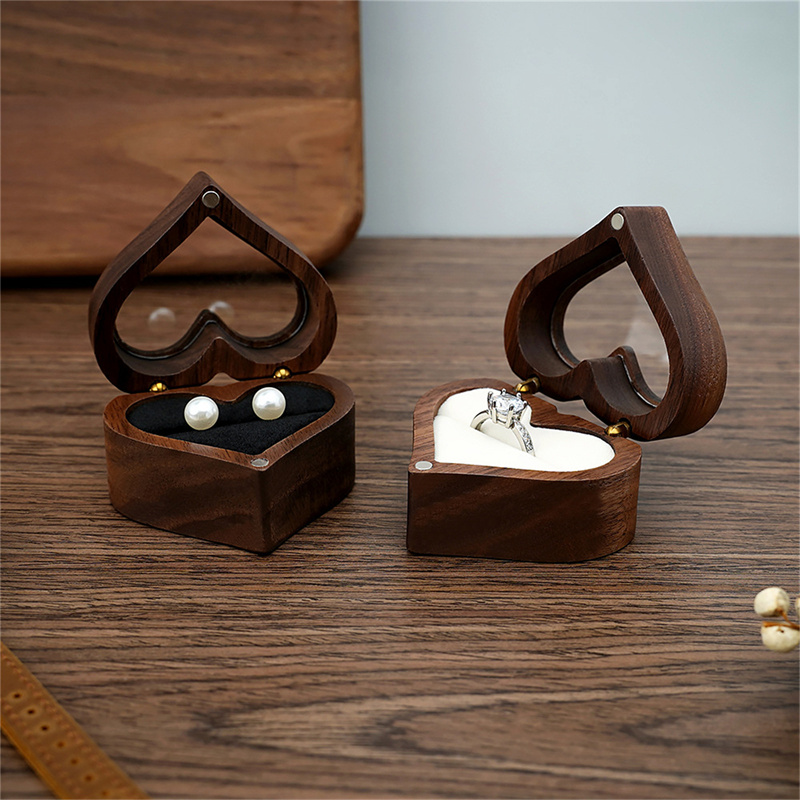 1 adet kalp ceviz ahşap yüzük  - Wood Ring Blank incelemesi ve fiyatı