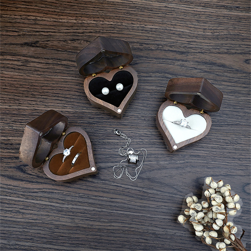 1 adet kalp ceviz ahşap yüzük  - Wood Ring Blank incelemesi ve fiyatı