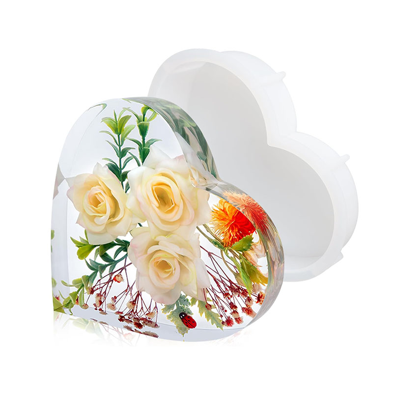 Büyük Kalp Epoksi Reçine Kalıp - Flower Preservation Resin incelemesi ve fiyatı