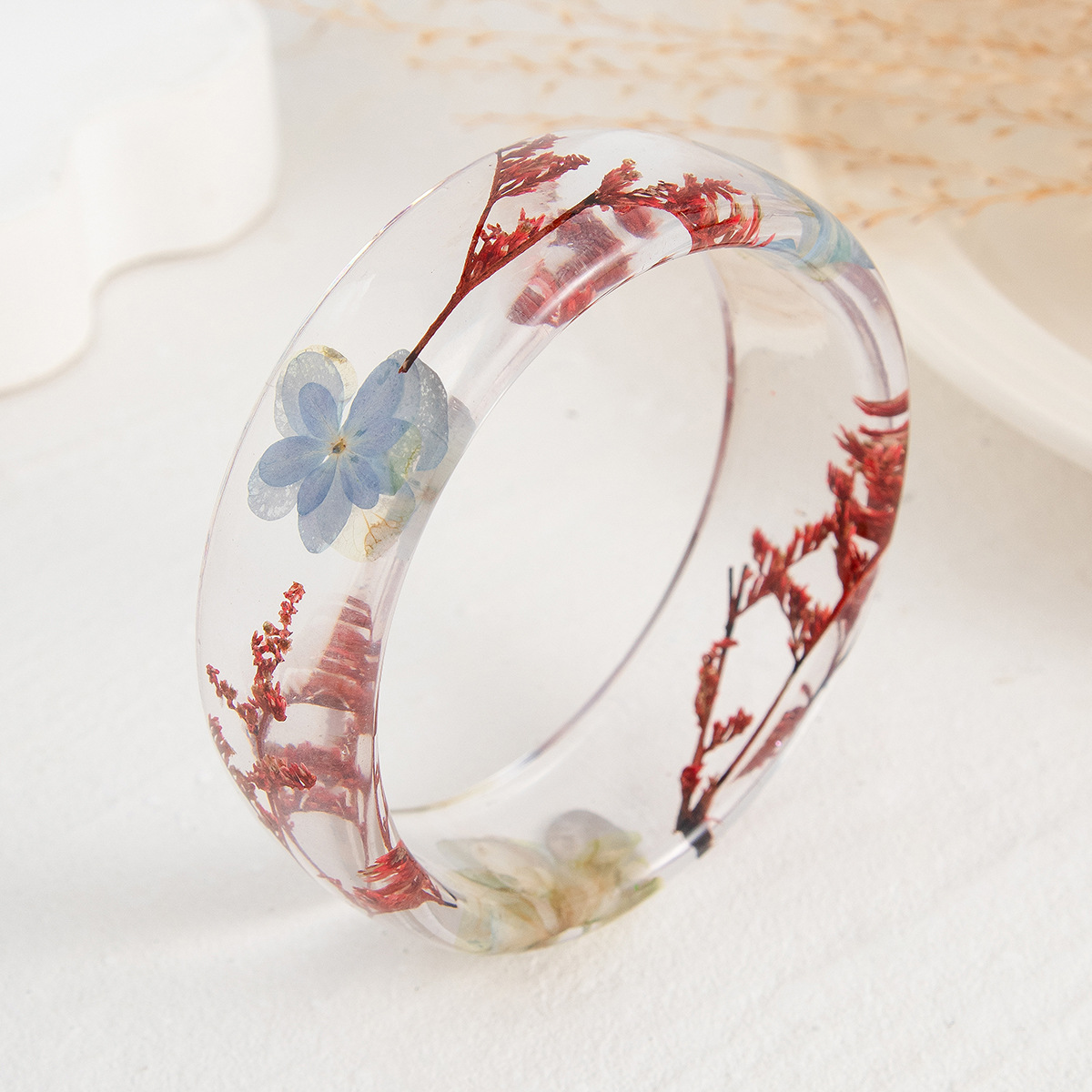 Vintage Çiçek Yaprak Şeffaf Ak - Dried Flower Bulk incelemesi ve fiyatı