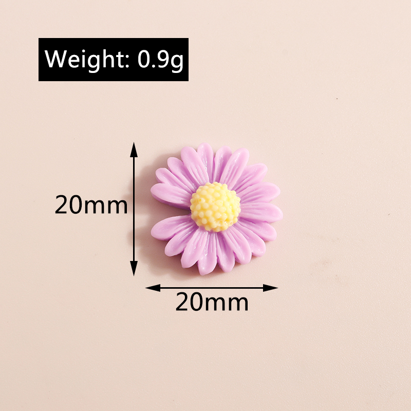 10 adet 20*20mm Kawaii Papatya - Flower Preservation Resin incelemesi ve fiyatı