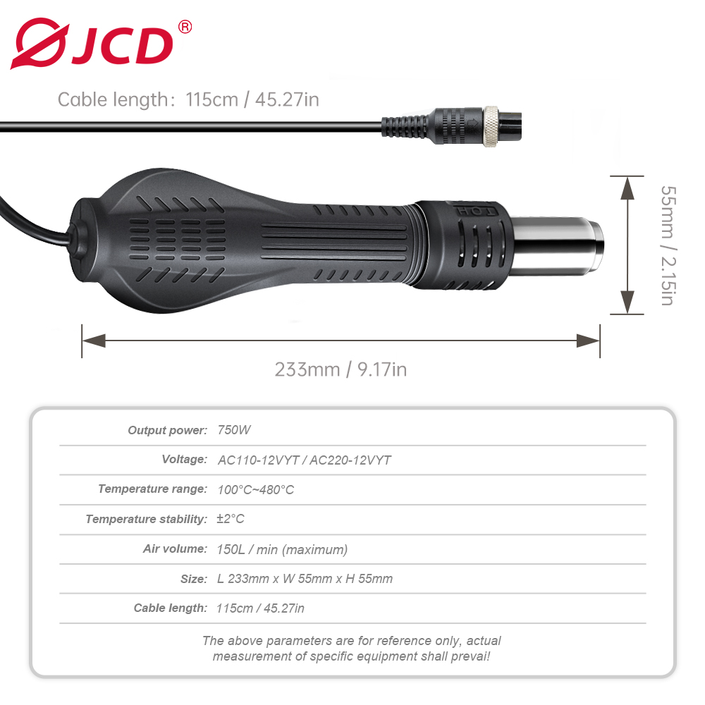 JCD sıcak hava tabancası lehim - Heat Gun Small incelemesi ve fiyatı